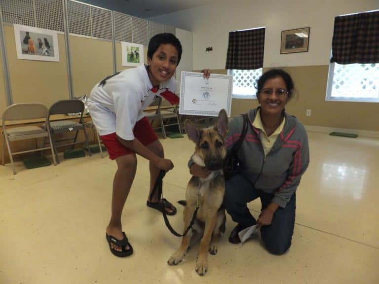 Great lessons can be learned by children who train a dog