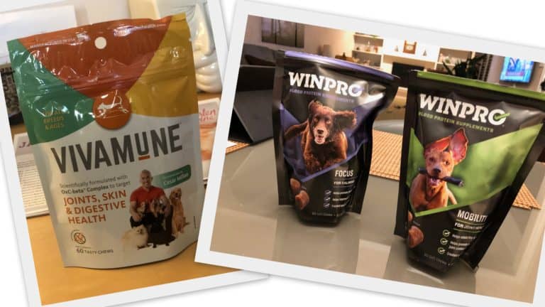 PRODUCT REVIEW:  Dog supplements Vivamune and WINPRO