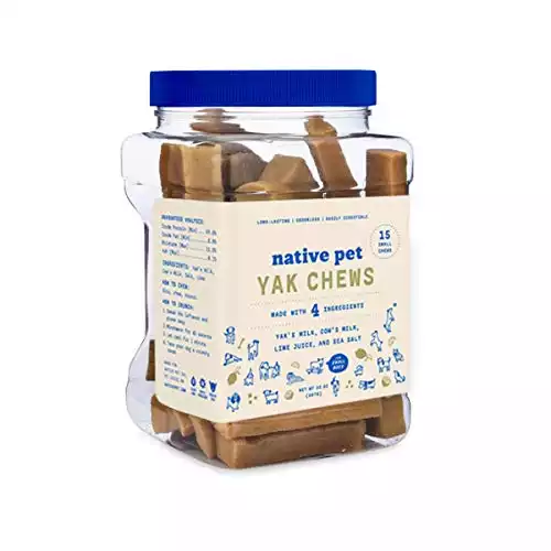 Native Pet Yak Chews (3 Large Chews)